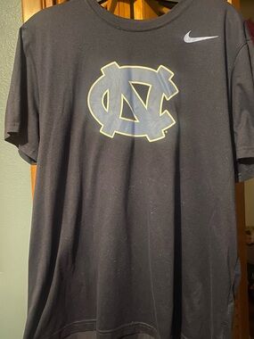 Nike Boy’s Black UNC Logo Short-Sleeve T-Shirt